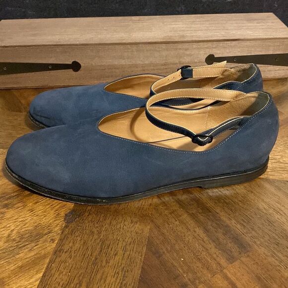 Anthro x The Palatines Suede Flats 7 - Picture 5 of 8